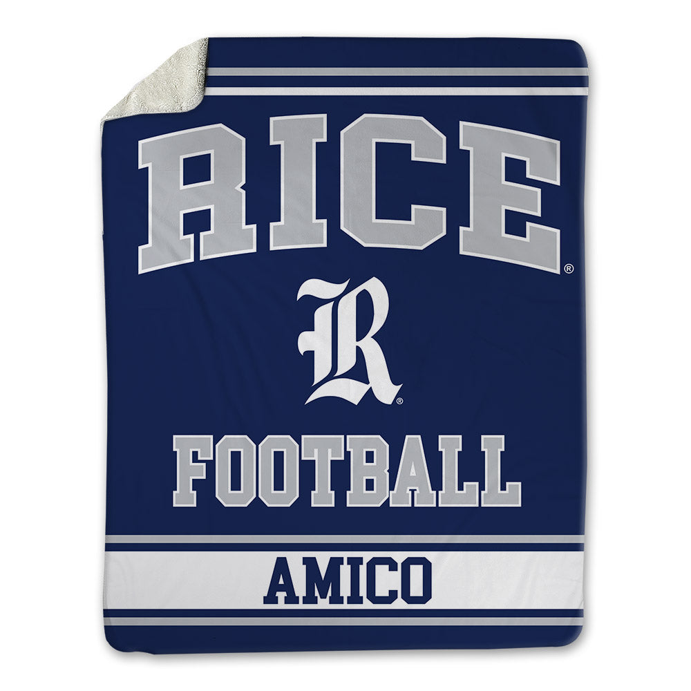 Rice - NCAA Football : Michael Amico - Blanket-0