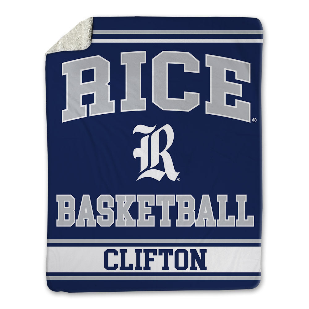 Rice - NCAA Women's Basketball : Kennedy Clifton - Blanket-0