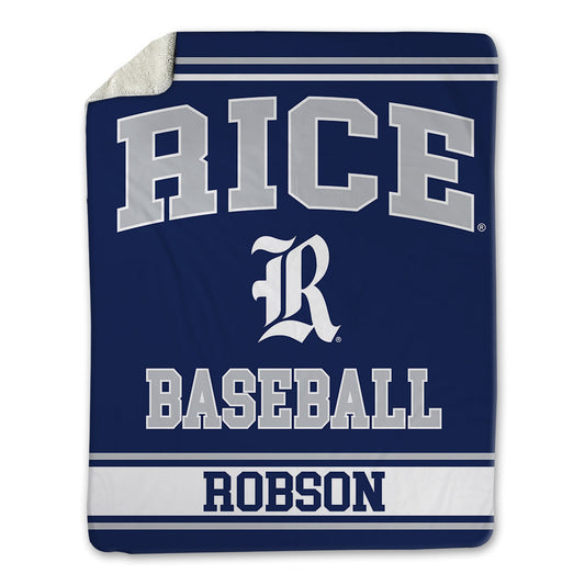 Rice - NCAA Baseball : Colin Robson - Blanket-0