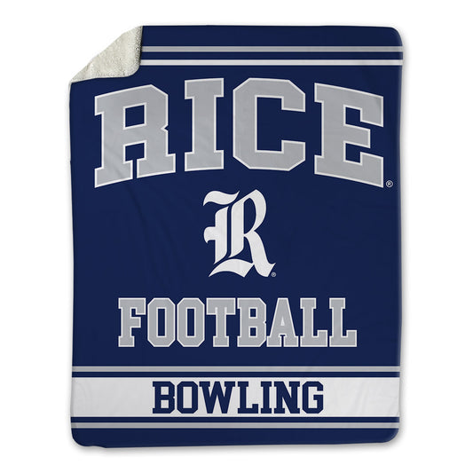 Rice - NCAA Football : Shepherd Bowling - Blanket-0