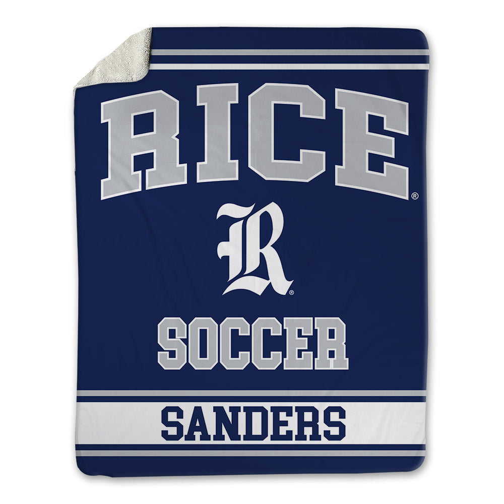 Rice - NCAA Women's Soccer : Kenna Sanders - Blanket-0