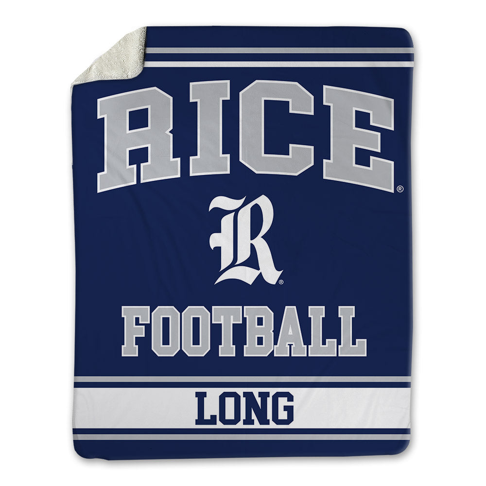 Rice - NCAA Football : John Long - Blanket-0