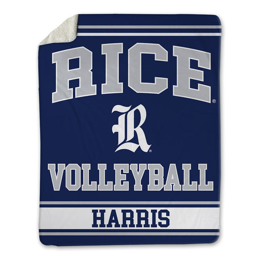 Rice - NCAA Women's Volleyball : Darby Harris - Blanket-0