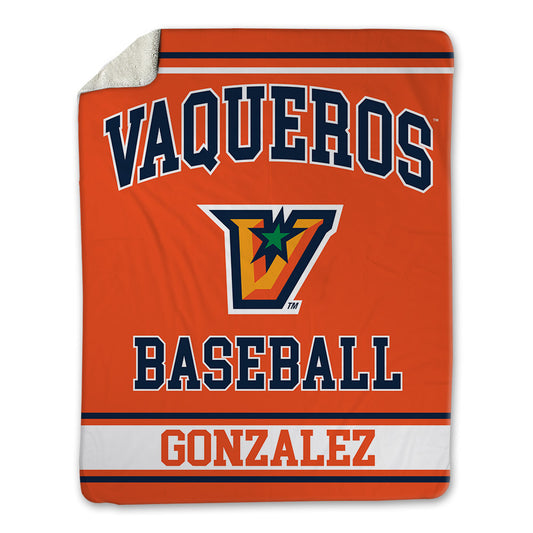 UTRGV - NCAA Baseball : Isaiah Gonzalez - Blanket-0