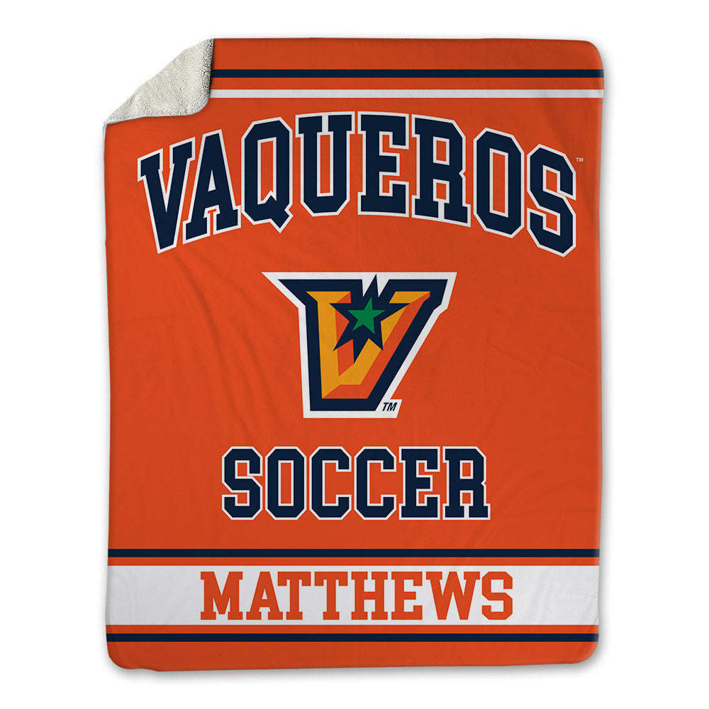 UTRGV - NCAA Women's Soccer : Jordan Matthews - Blanket-0