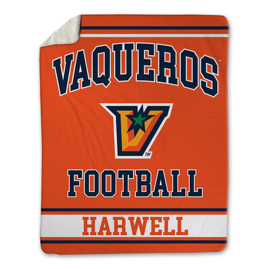 UTRGV - NCAA Football : Jack Harwell - Blanket-0
