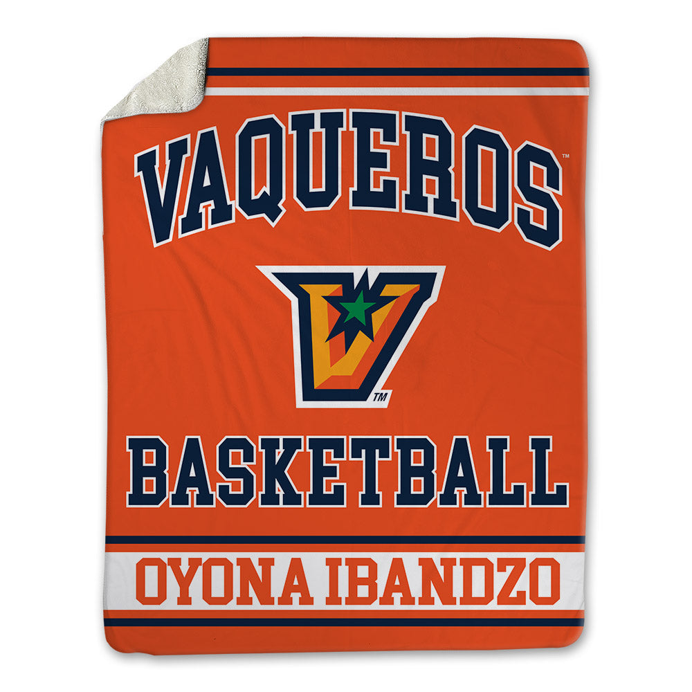 UTRGV - NCAA Men's Basketball : David Oyona Ibandzo - Blanket-0