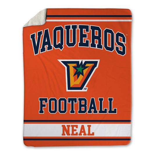 UTRGV - NCAA Football : TJ Neal - Blanket-0