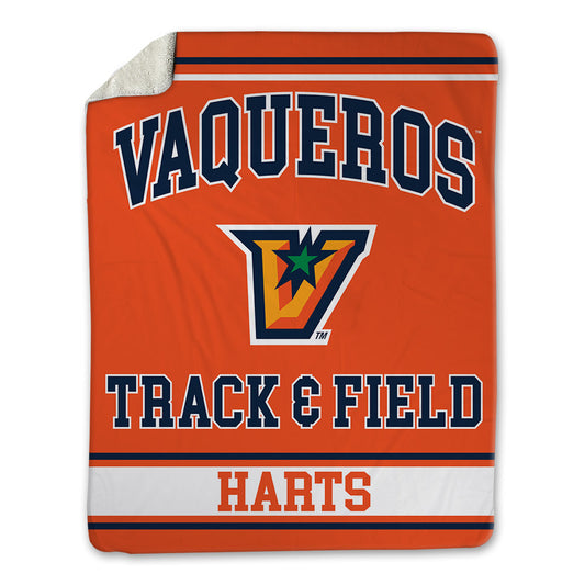 UTRGV - NCAA Men's Track & Field : Jamari Harts - Blanket-0