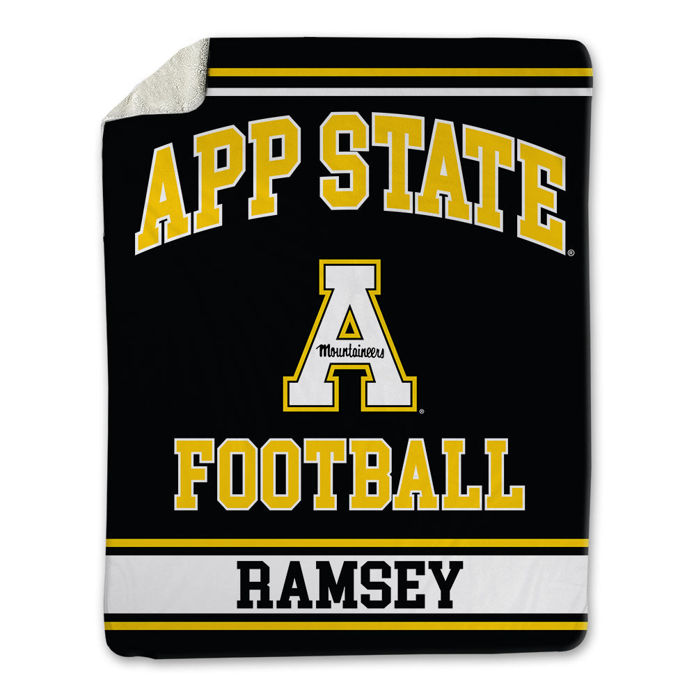 App State - NCAA Football : Jayden Ramsey - Blanket-0