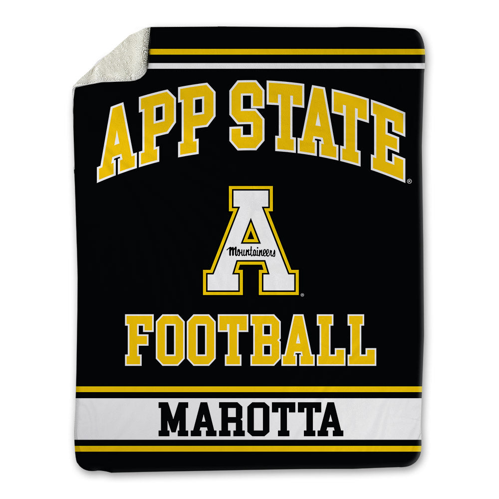 App State - NCAA Football : Michael Marotta - Blanket-0