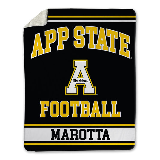 App State - NCAA Football : Michael Marotta - Blanket-0