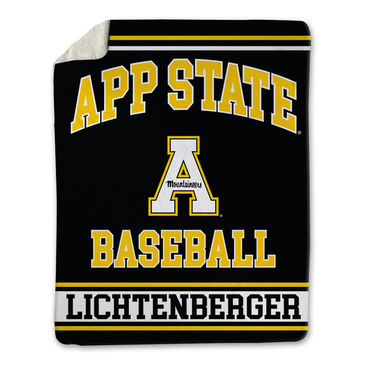 App State - NCAA Baseball : Tyler Lichtenberger - Blanket-0