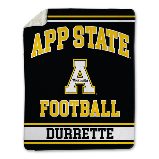 App State - NCAA Football : Damien Durrette - Blanket-0