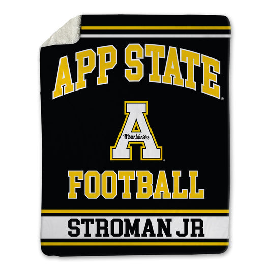 App State - NCAA Football : Dalton Stroman Jr - Blanket-0