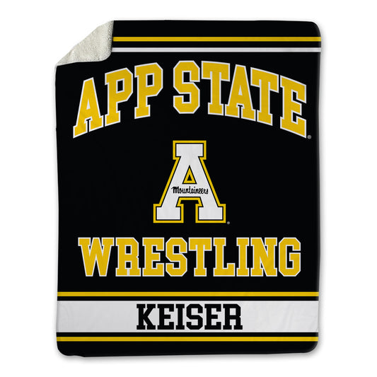 App State - NCAA Wrestling : Kaden Keiser - Blanket-0