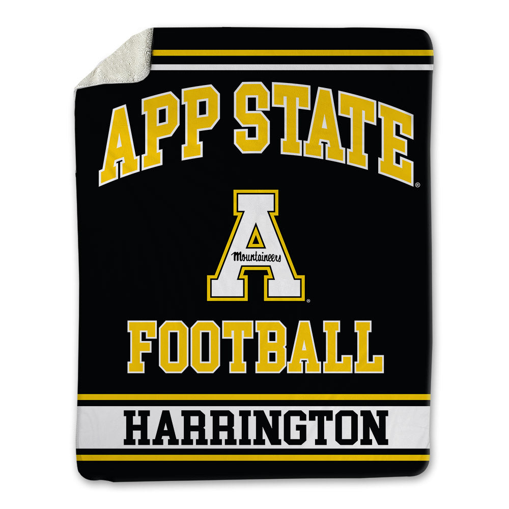 App State - NCAA Football : Brendan Harrington - Blanket-0