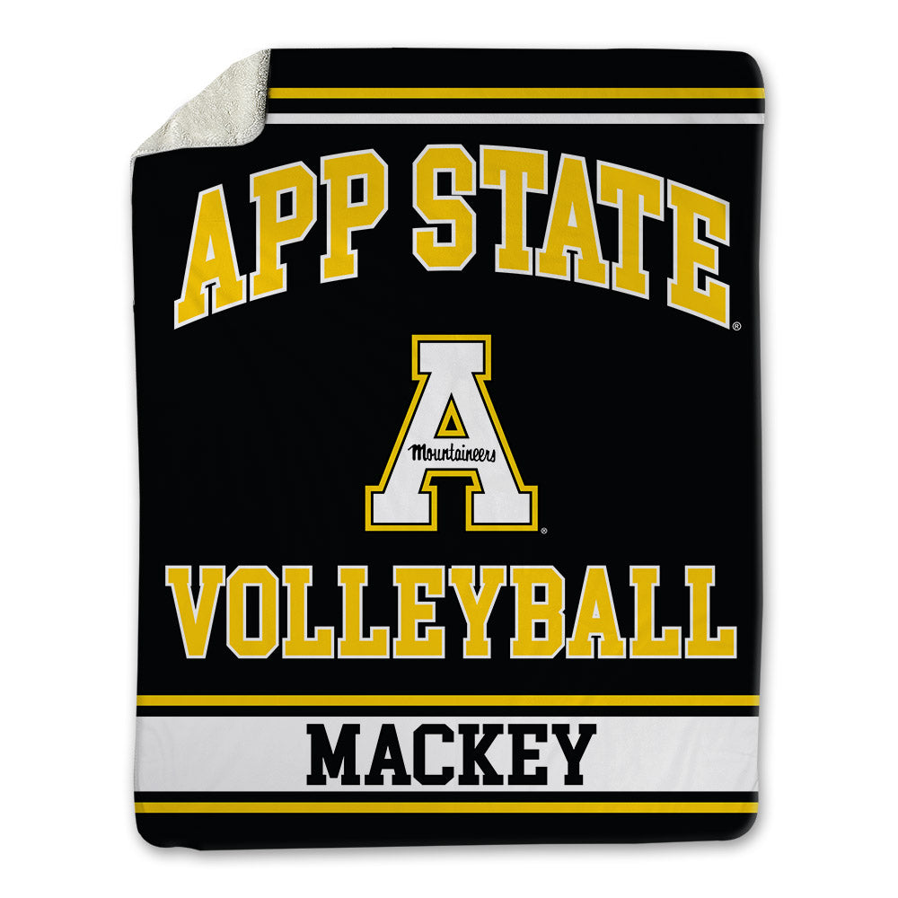 App State - NCAA Women's Volleyball : Keionna mackey - Blanket-0