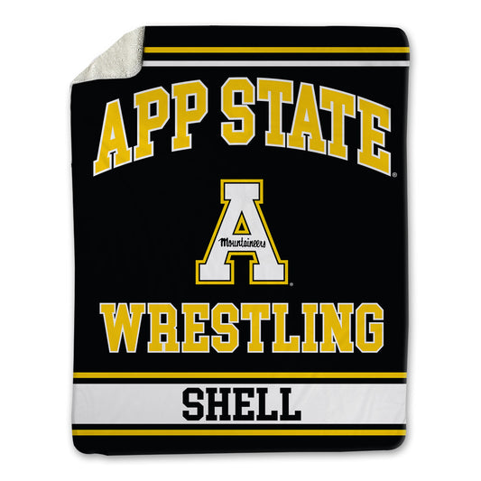 App State - NCAA Wrestling : Ethan Shell - Blanket-0