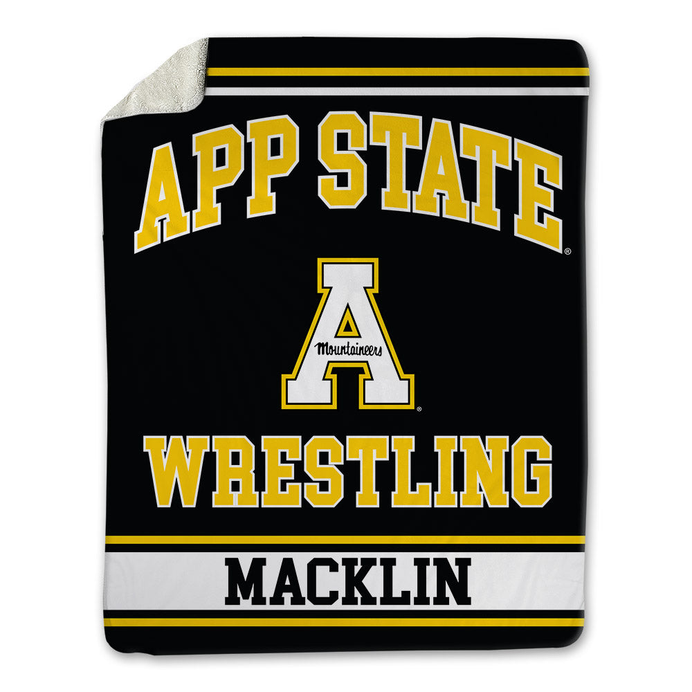 App State - NCAA Wrestling : Desmond Macklin - Blanket-0