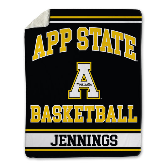App State - NCAA Men's Basketball : Kasen Jennings - Blanket-0