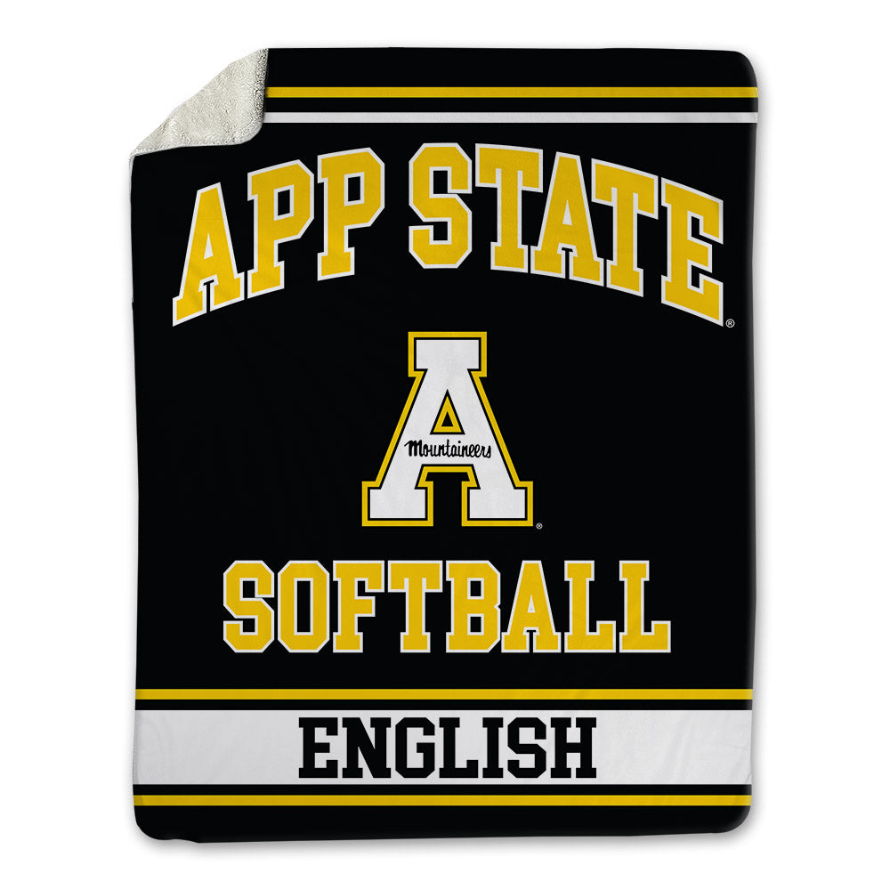 App State - NCAA Softball : Kate English - Blanket-0