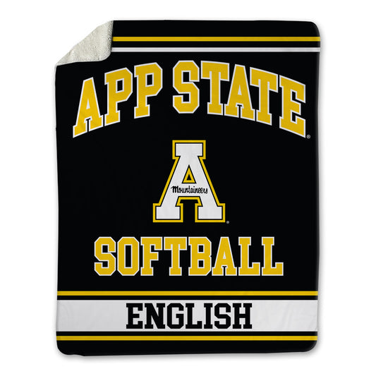App State - NCAA Softball : Kate English - Blanket-0