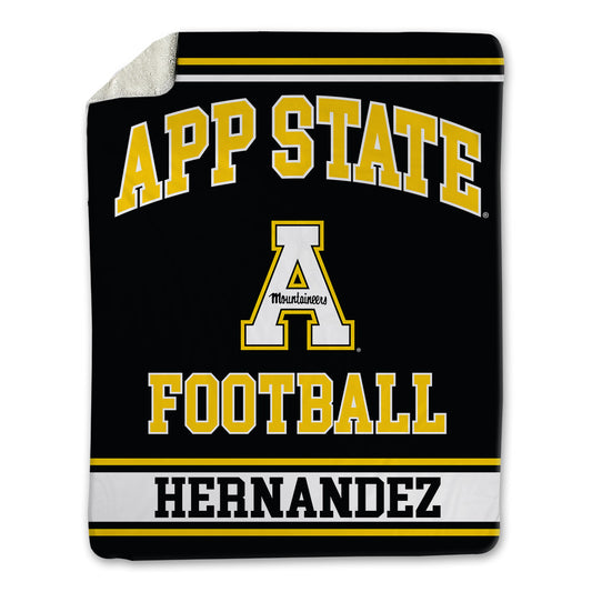 App State - NCAA Football : David Hernandez - Blanket-0