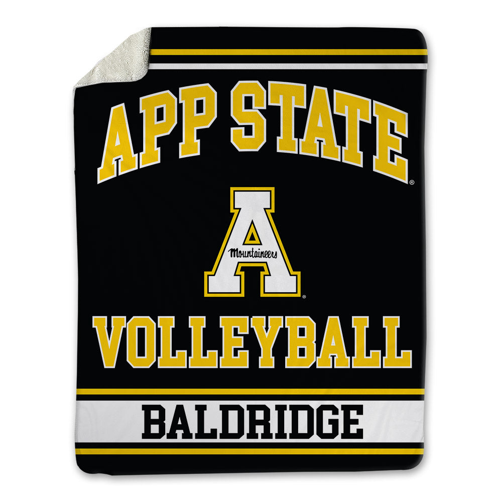 App State - NCAA Women's Volleyball : Madison Baldridge - Blanket-0