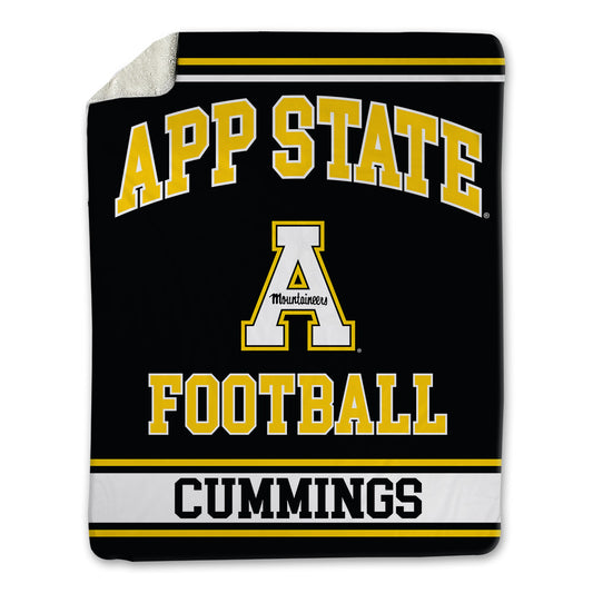App State - NCAA Football : Izayah Cummings - Blanket-0