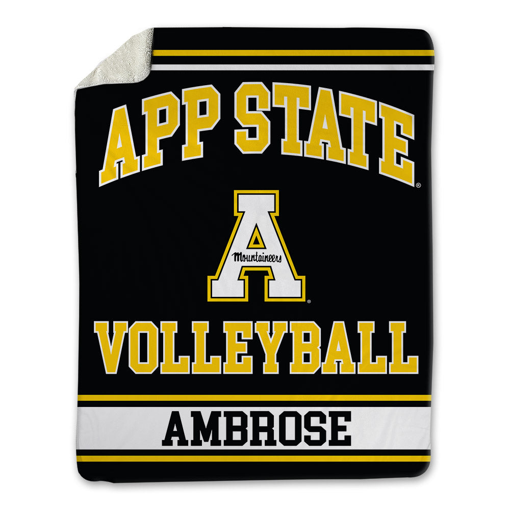 App State - NCAA Women's Volleyball : Lauren Ambrose - Blanket-0