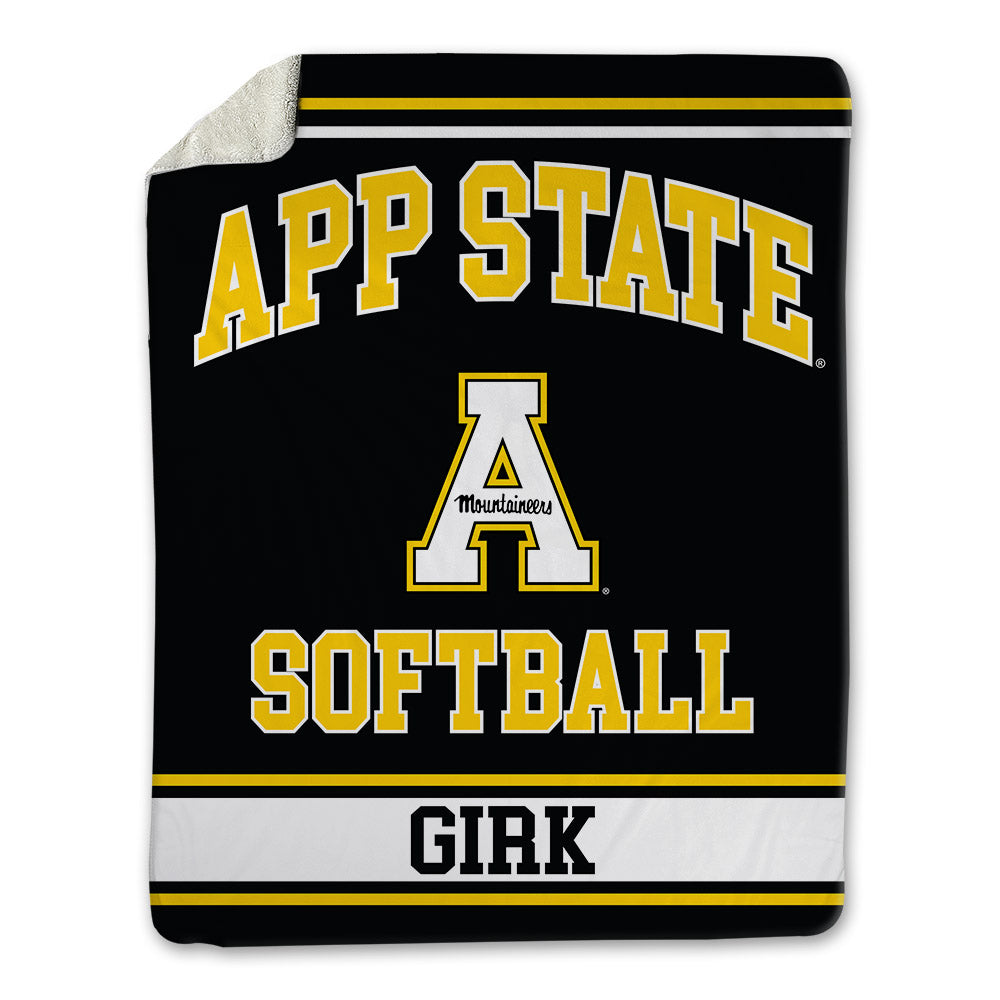 App State - NCAA Softball : Julia Girk - Blanket-0