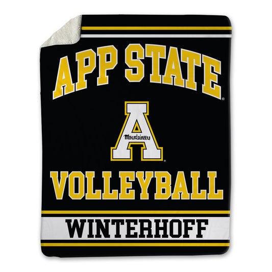 App State - NCAA Women's Volleyball : Maya Winterhoff - Blanket-0