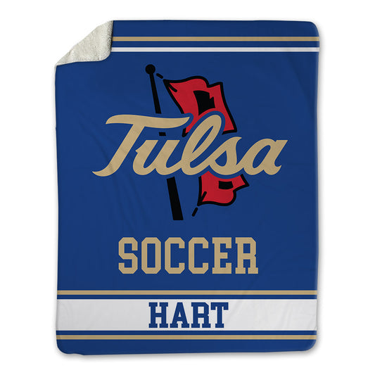 Tulsa - NCAA Women's Soccer : Kaleigh Hart - Blanket-0