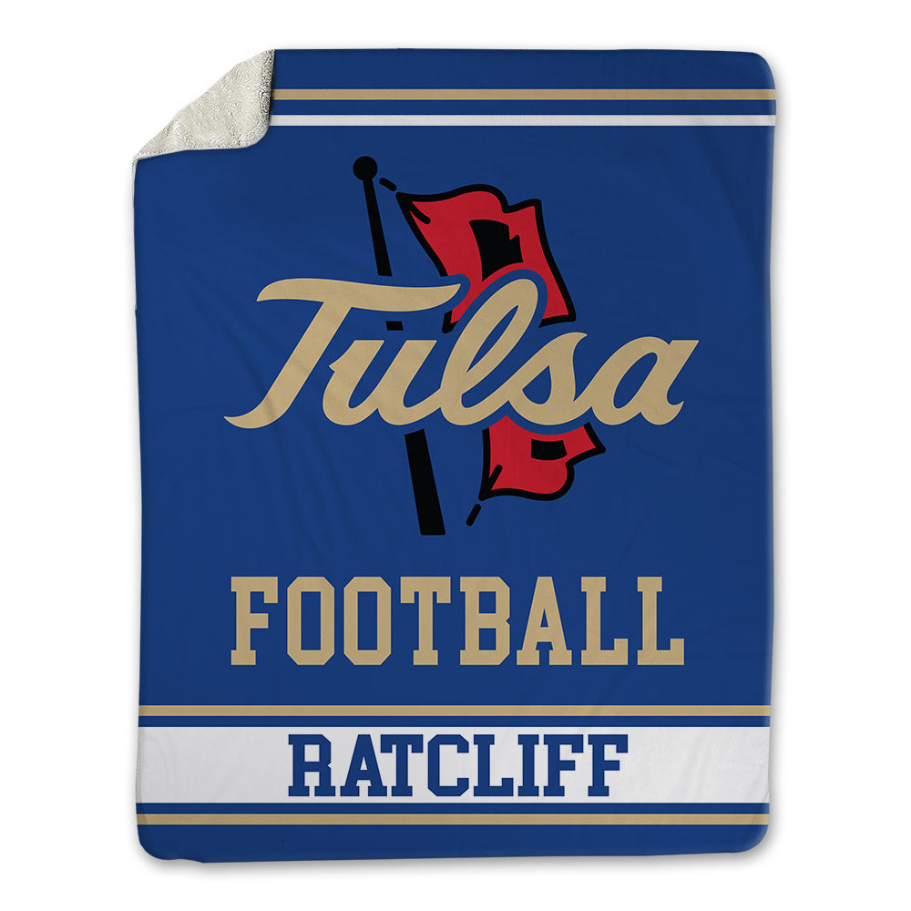 Tulsa - NCAA Football : Nate Ratcliff - Blanket-0