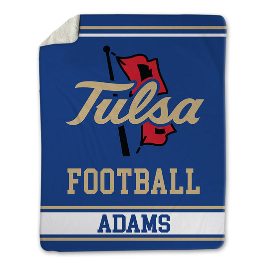 Tulsa - NCAA Football : Jaquan Adams - Blanket-0