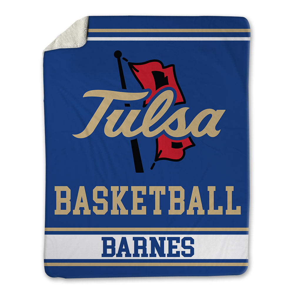 Tulsa - NCAA Men's Basketball : Isaiah Barnes - Blanket-0