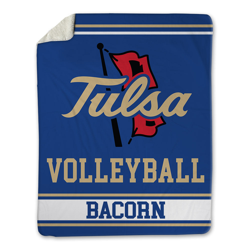 Tulsa - NCAA Women's Volleyball : Brittany Bacorn - Blanket-0