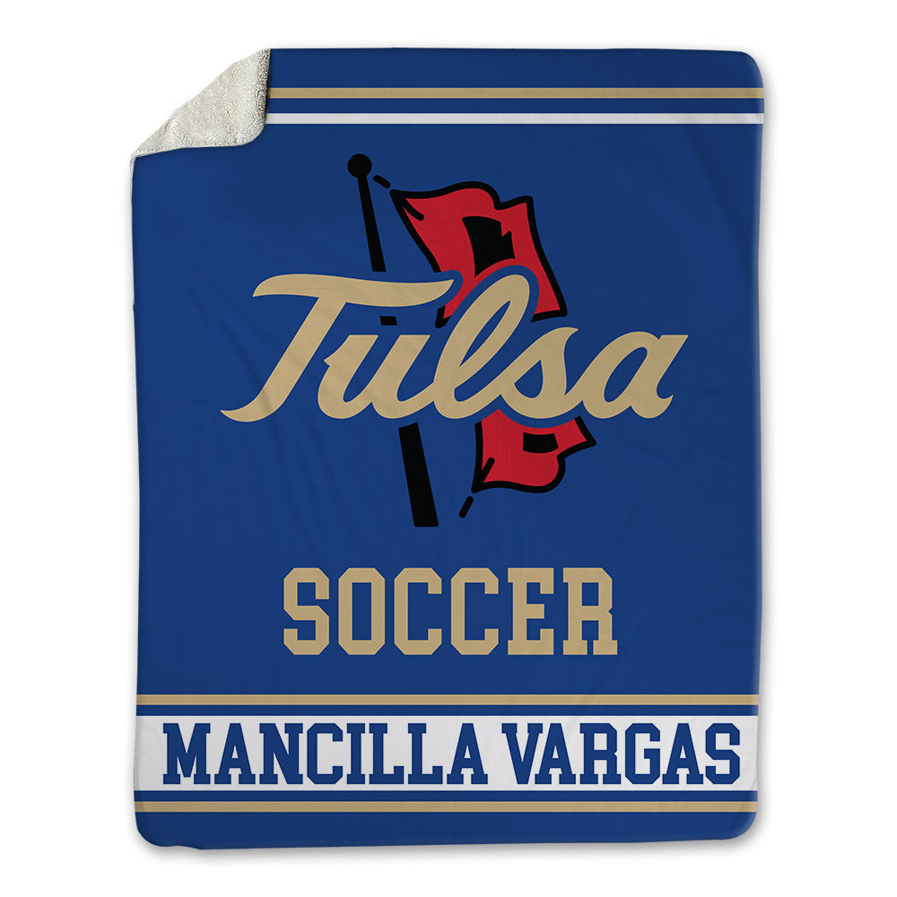 Tulsa - NCAA Men's Soccer : Juan Camilo Mancilla Vargas - Blanket-0