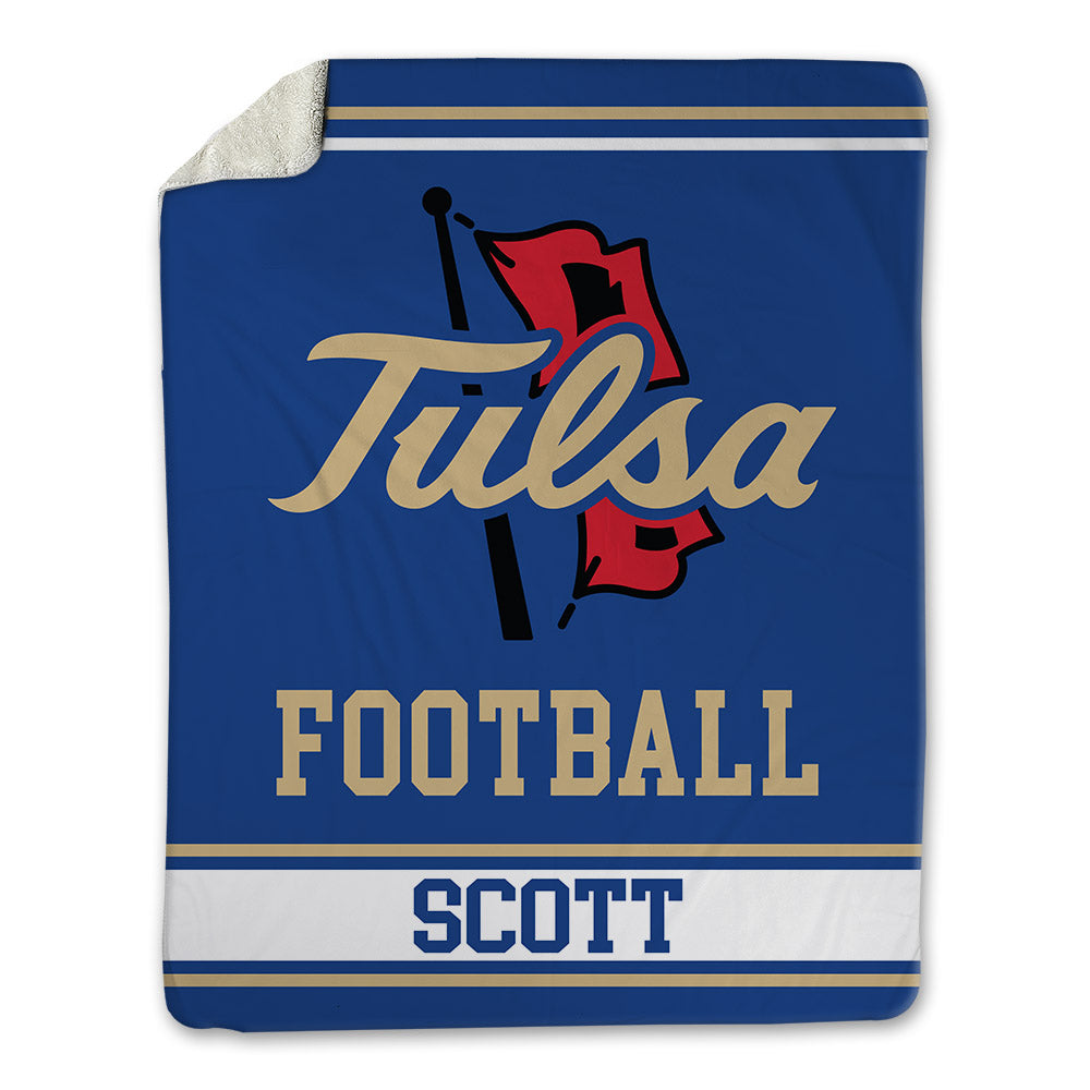 Tulsa - NCAA Football : Dedaunte Scott - Blanket-0