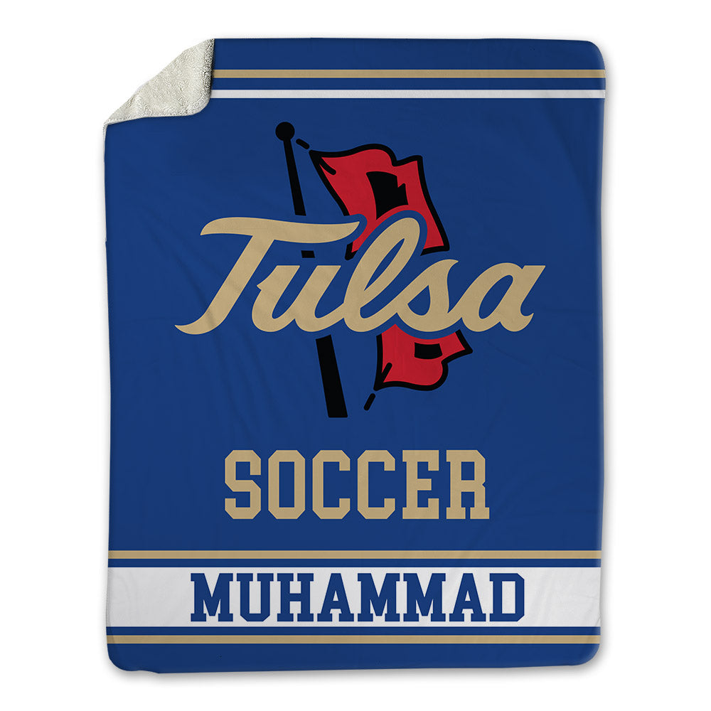Tulsa - NCAA Women's Soccer : makayla muhammad - Blanket-0