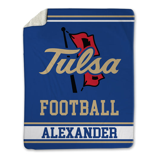 Tulsa - NCAA Football : William Alexander - Blanket-0