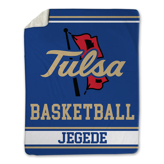 Tulsa - NCAA Women's Basketball : Abby Jegede - Blanket-0