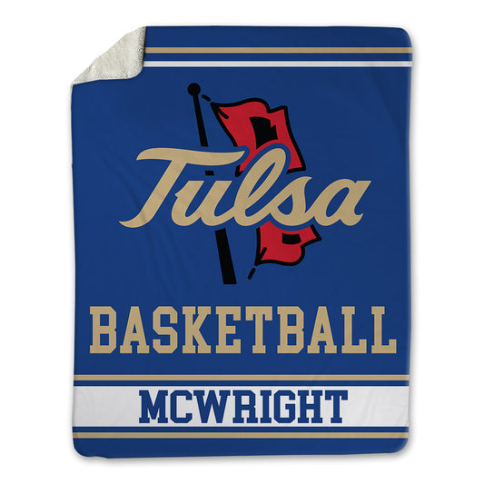 Tulsa - NCAA Men's Basketball : Jesaiah McWright - Blanket-0