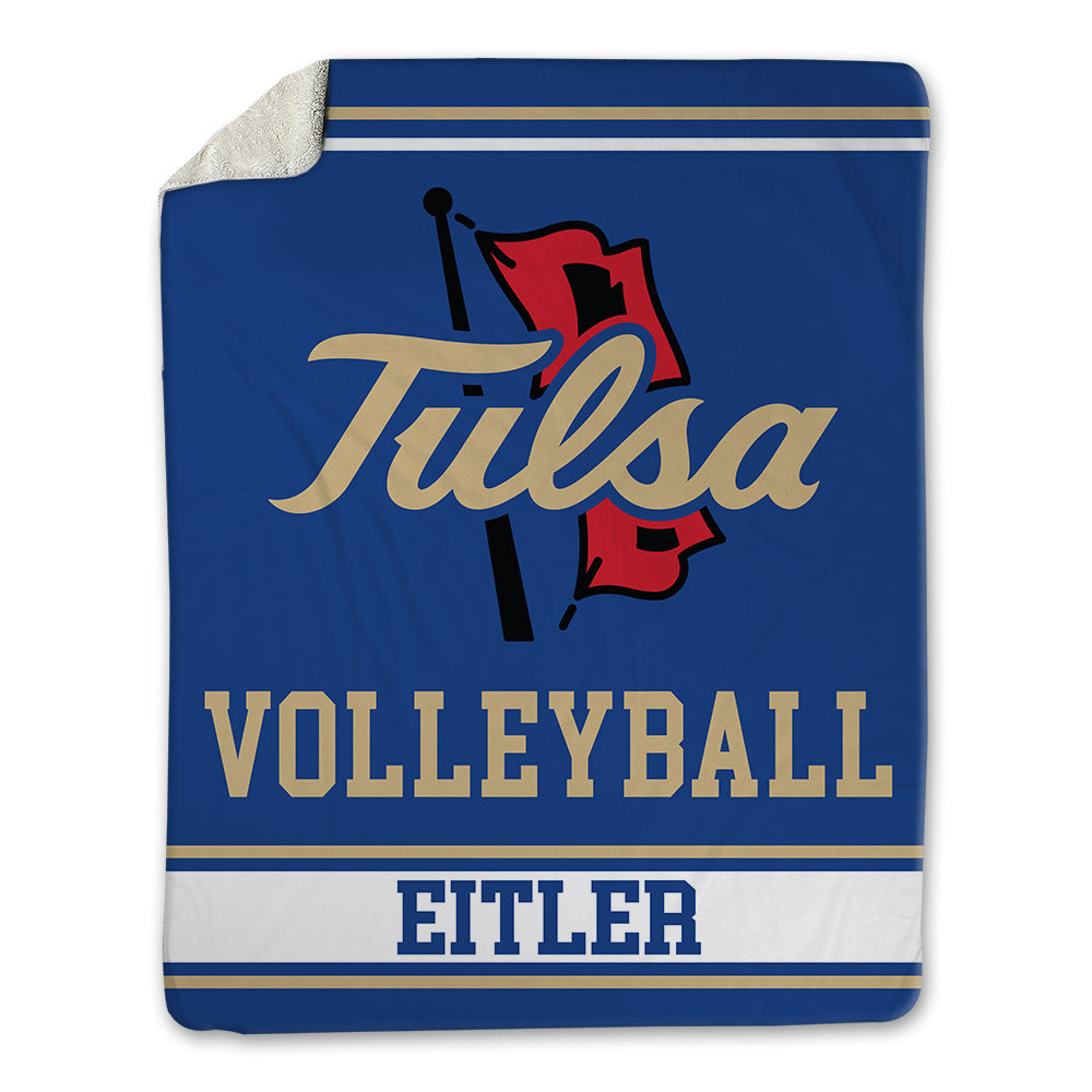 Tulsa - NCAA Women's Volleyball : Lauren Eitler - Blanket-0