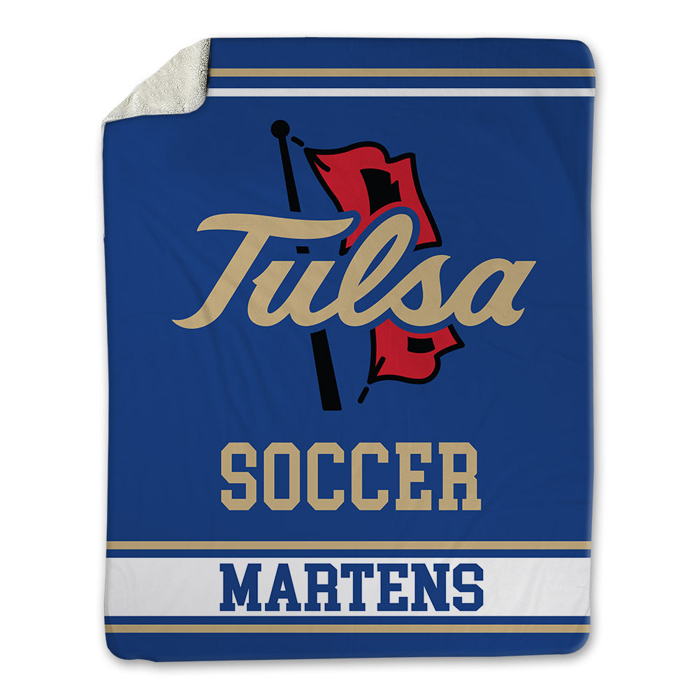 Tulsa - NCAA Women's Soccer : Jordan Martens - Blanket-0