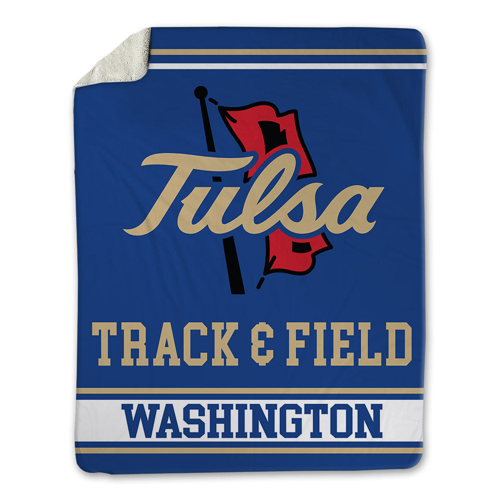 Tulsa - NCAA Women's Track & Field : Gabbie Washington - Blanket-0