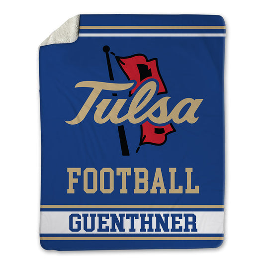 Tulsa - NCAA Football : Evan Guenthner - Blanket-0