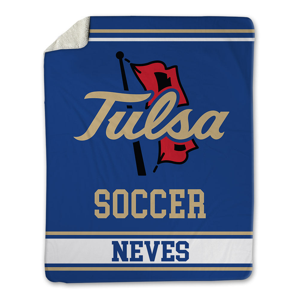 Tulsa - NCAA Men's Soccer : Joao Neves - Blanket-0