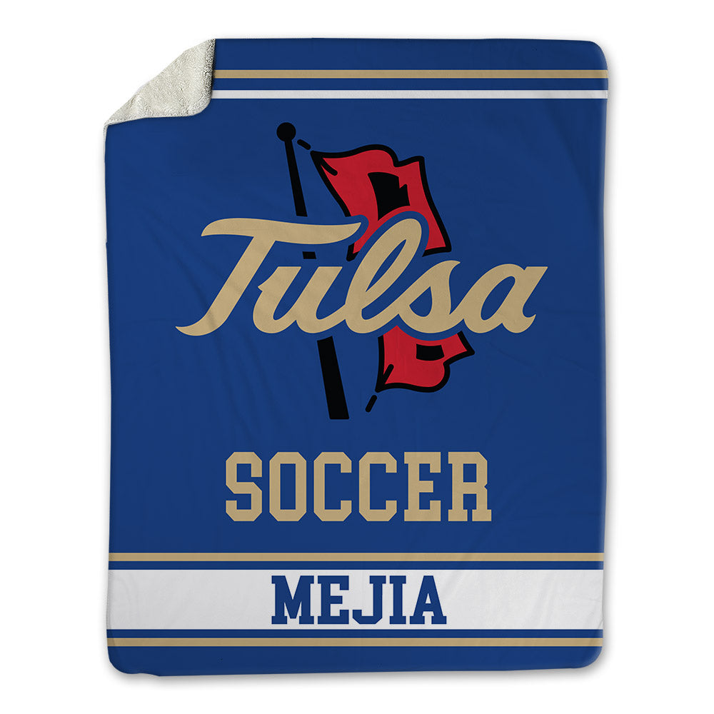 Tulsa - NCAA Men's Soccer : Jareth Mejia - Blanket-0